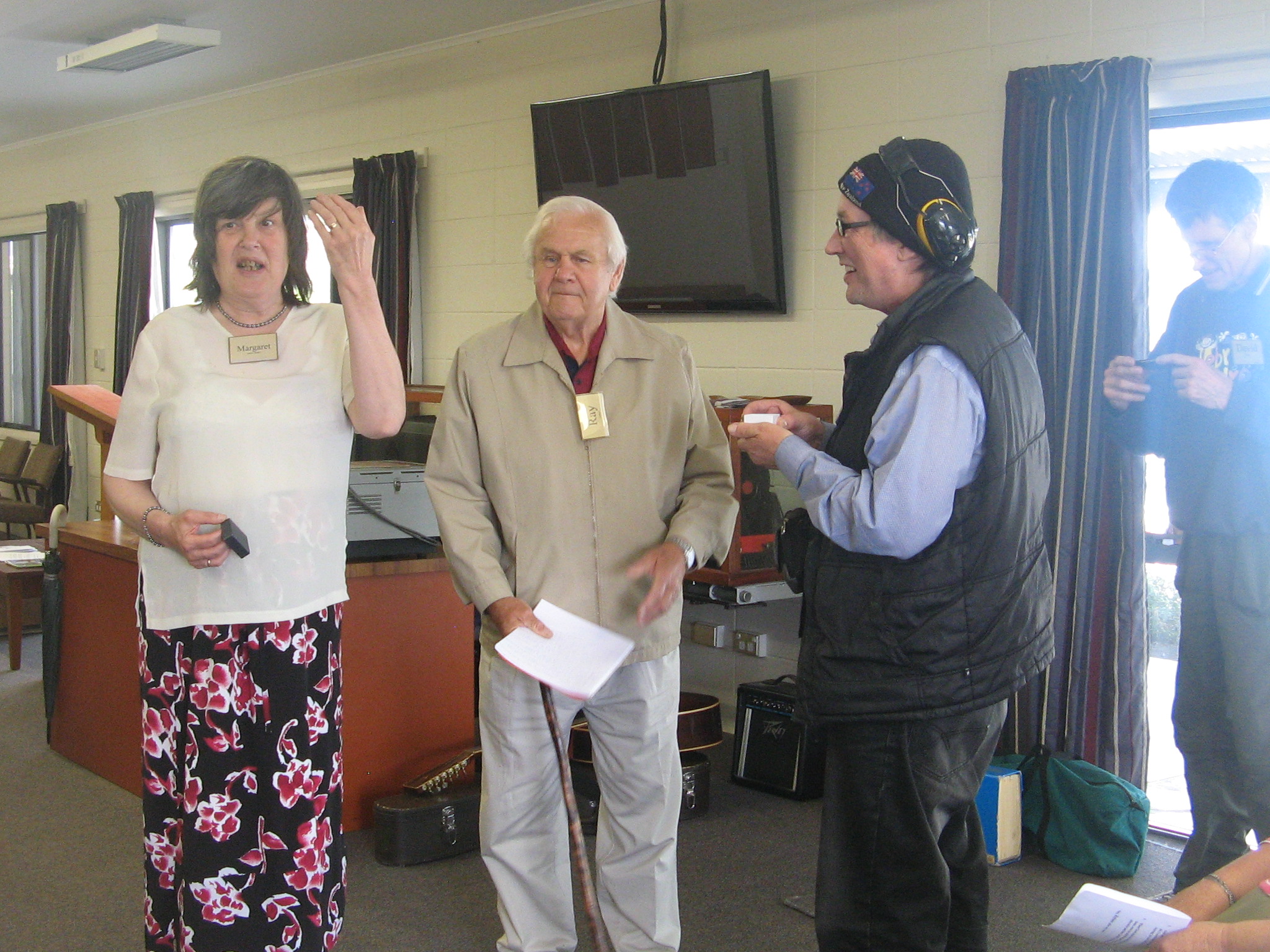 Margaret Palmer-Healey shows her new ring