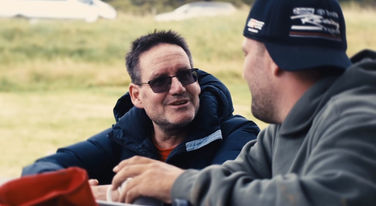 A Soul Lounge volunteer chats with a festival-goer