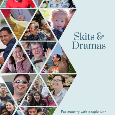 Skits and dRamas cover page is a collation of images of people who are apart of Elevate camps and programmes