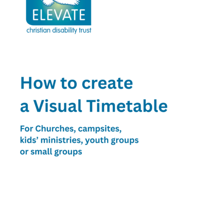 The resource cover is plain white and in bold lettering says the resource title with the Elevate logo